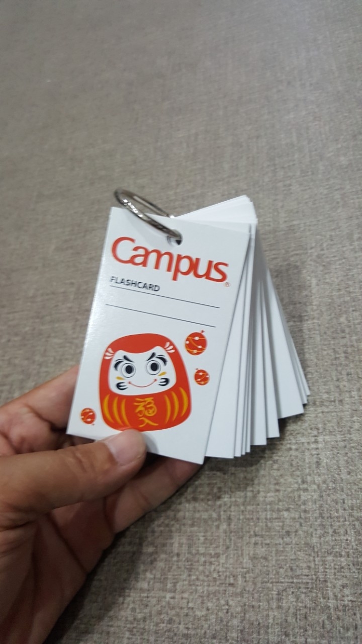 Flashcard Japan Touch -  size M - FCM-JPT85 - Mẫu 1 - Campus