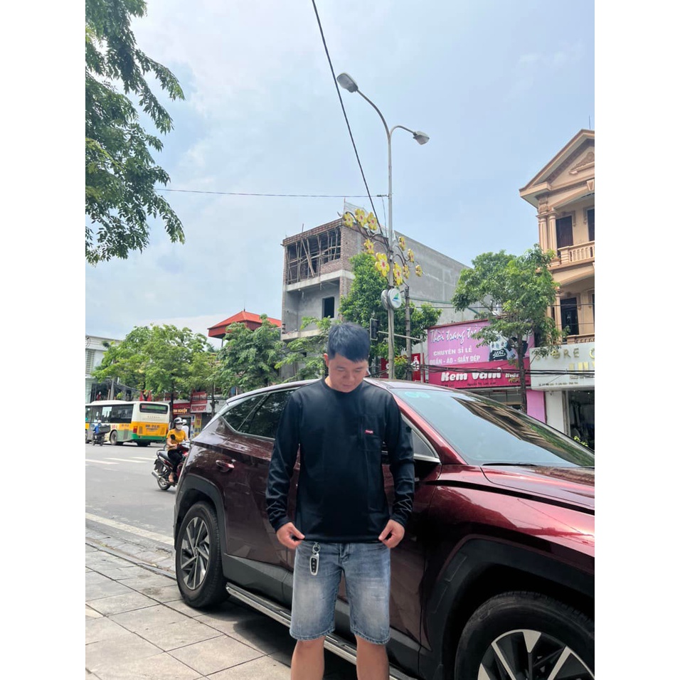 Áo thu đông nam khóa ngực