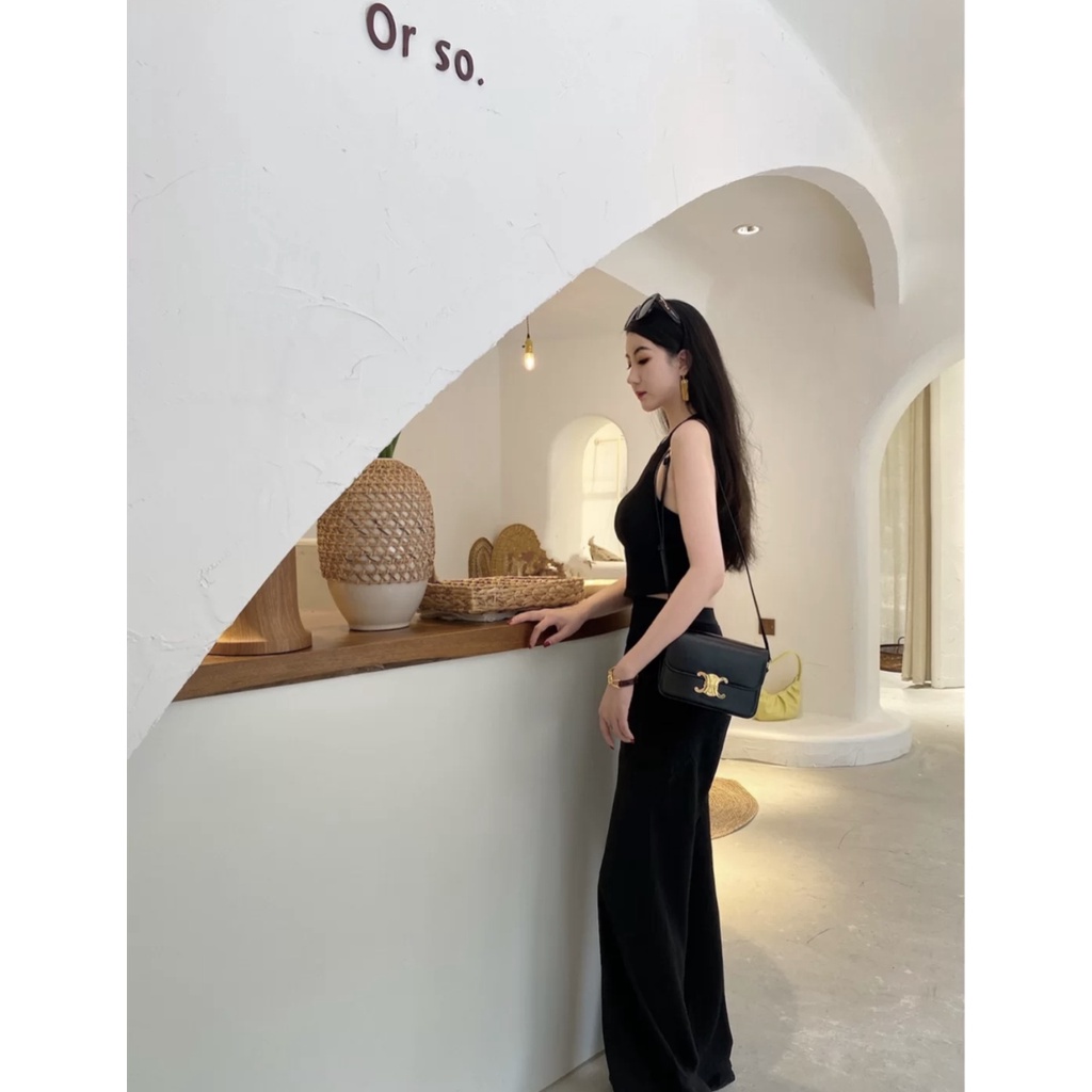 Túi xách đeo chéo nữ Ce-line, túi đeo vai Basic Jansi - FULLBOX sz18