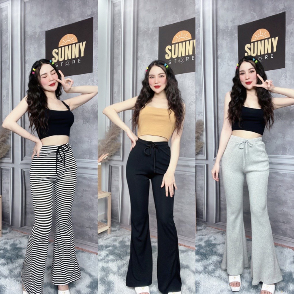 Quần ống loe nữ lưng cao hack chân, quần legging nữ ôm co dãn công sở đi học form xinh tôn dáng Sn262