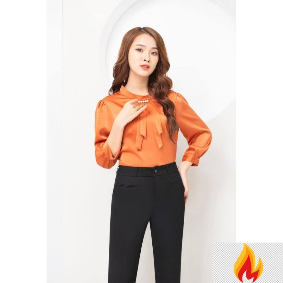 ( HÀNG CAO CẤP) Áo sơ mi công sở đẹp chất lụa sàng điệu sang trọng lịch sự (Có size TO) -K(&1