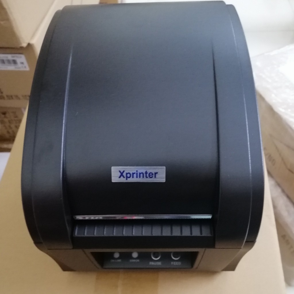 Máy in mã vạch, tem nhiệt khổ 80mm (2 tem) Xprinter XP-360B | BigBuy360 - bigbuy360.vn