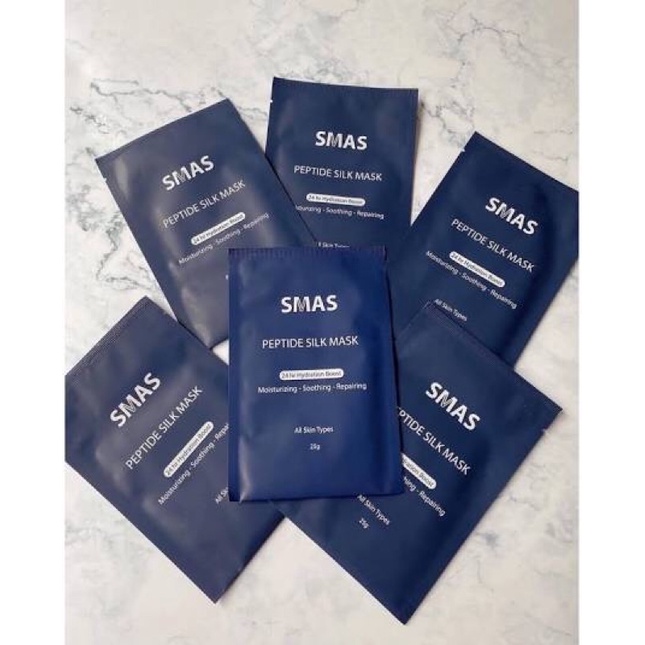Smas Peptide Silk Mask 24H Hydration Boost - Mặt Nạ Dưỡng, Phục Hồi Cấp Ẩm Cao Cấp