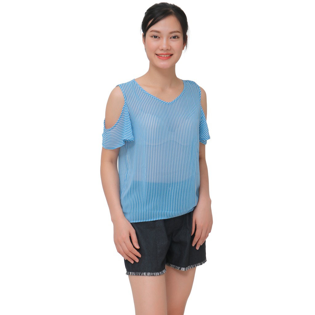 Áo nữ kiểu Narsis L9016 hở vai