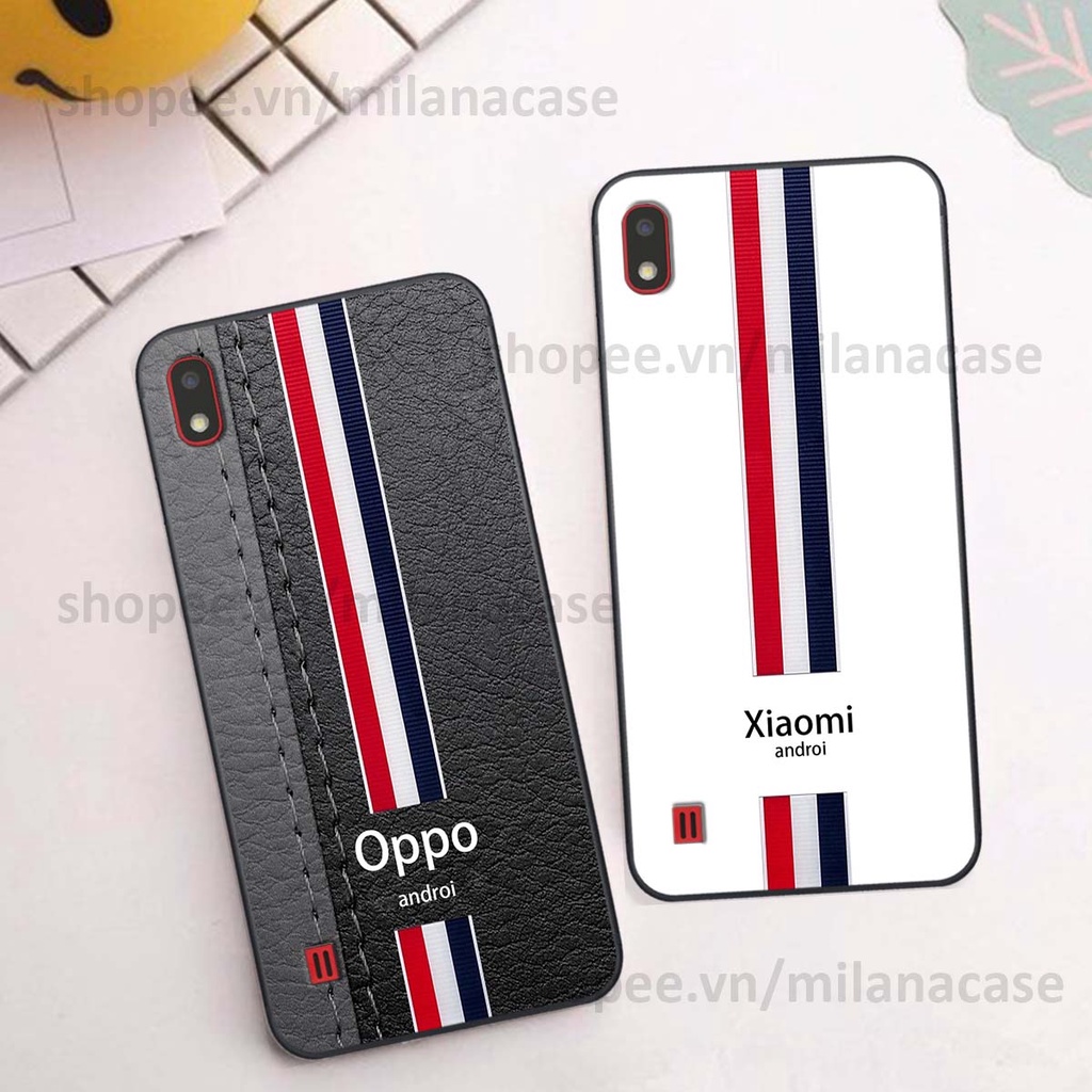 Ốp Samsung A10 / M10 in giả da phong cách thể thao, cá tính, thời trang