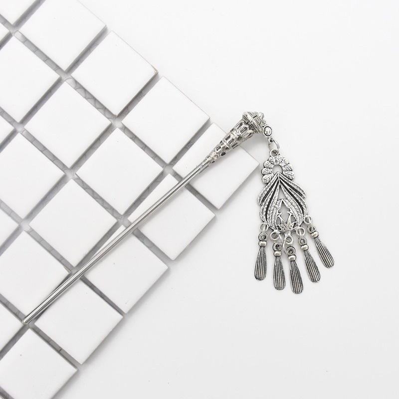 Trâm cài tóc hình giọt nước phong cách Tây Tạng