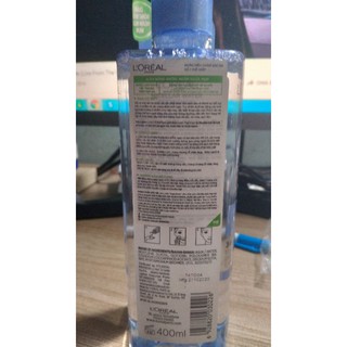 Combo nước tẩy trang và kem chống nắng loreal