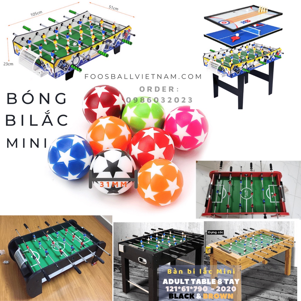 1 quả bóng bàn bi lắc kích thước Ф31-32mm dùng cho bàn bi lắc mini