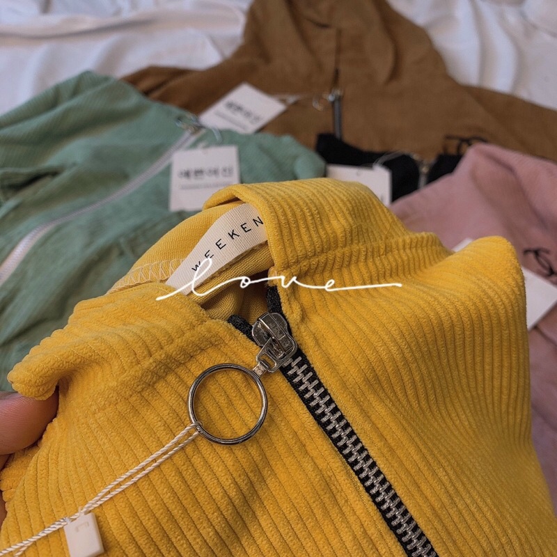 Áo khoác bigsize nhung gân có logo siêu đẹp 55-85kg