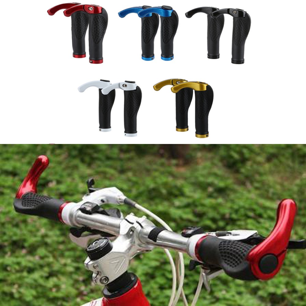 1 pair Mountain biking Lock the handle With a pair of horn handles Cycling equipment
