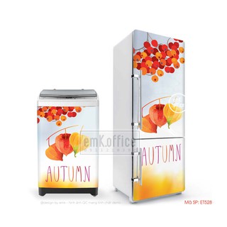 Miếng dán tủ lạnh - chất liệu decal chống thấm - mã ET528