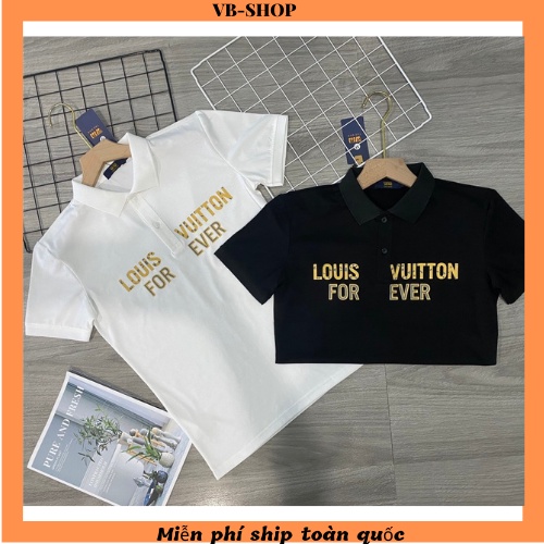 Áo thun nam ngắn tay cổ polo cao cấp in chữ hiệu sang trọng vải cotton cao cấp mềm mịn co giãn form regular VBSHO0020