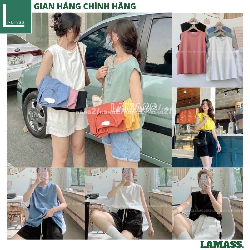 Áo Tank Top Trơn Cotton Siêu Hot Fom Nam Nữ Cá Tinh Mạnh Mẽ Trẻ Trung Năng Động Thoải Mái-LAMASS