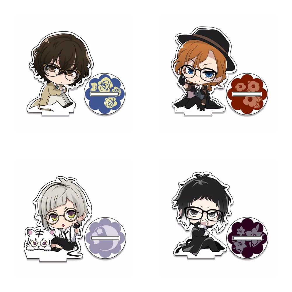 ( ORDER ) Mini standee Bungou Stray Dogs Văn hào lưu lạc tượng acrylic anime chibi trang trí xinh xắn