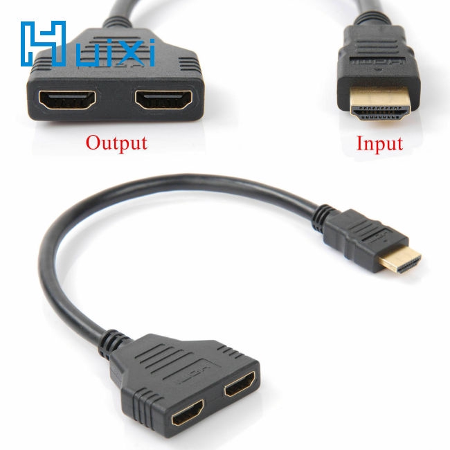 Dây cáp chia tín hiệu HDMI từ 1 cổng ra 2 tiện dụng