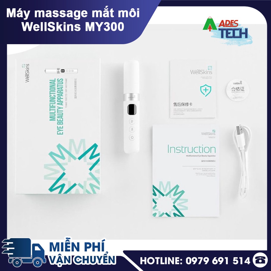 Máy Massage Mắt Xiaomi WellSkins WX MY300 - Giảm Mệt Mỏi - Xóa Nếp Nhăn Chống Lão Hóa