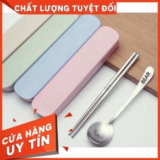 Hộp thìa đũa cá nhân INOX 304 siêu dày dặn