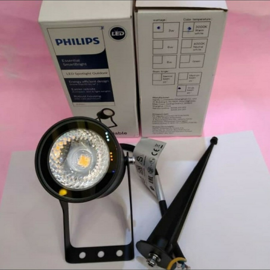 Philips Đèn Led 3w Cob Chiếu Sáng Sân Vườn