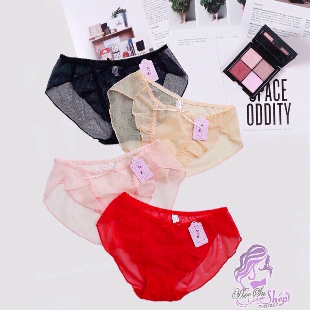 Quần lót nữ ❤️FREESHIP❤️ Quần lót voan ren mỏng - Quần lót nữ xuyên thấu sexy quyến rũ gợi cảm hot