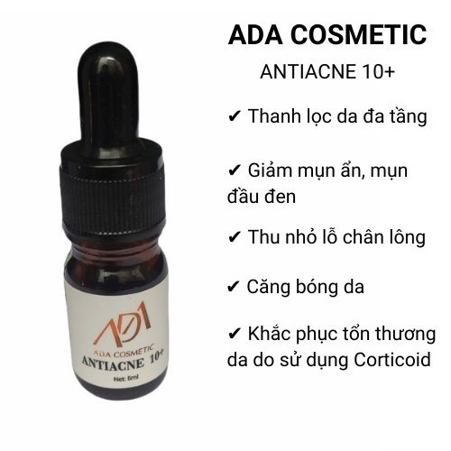 Serum giảm mụn ẩn mụn đầu đen Anti Acne 10+