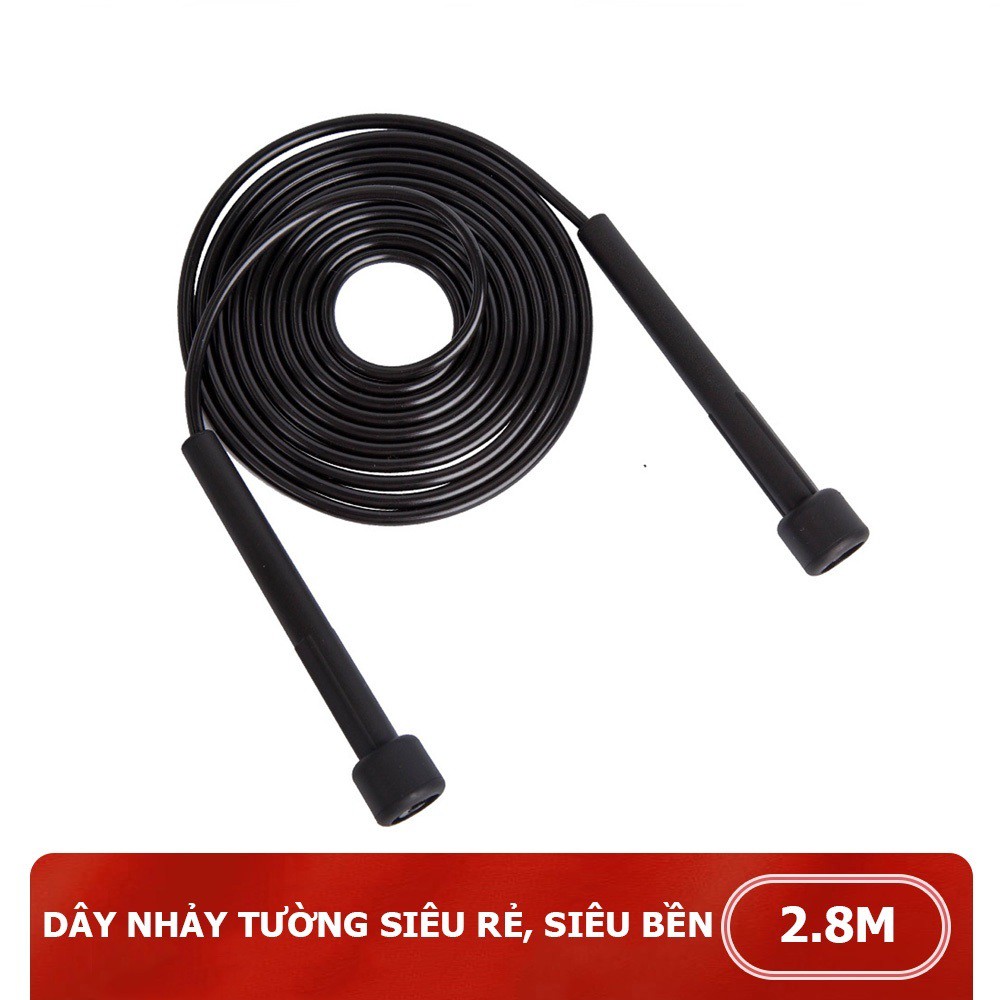 Dây Nhảy Tập Thể Lực ,Tập Thể Dục,Thể Thao Giảm Cân Đa Năng Có Lõi Thép Cao Cấp 2,7m