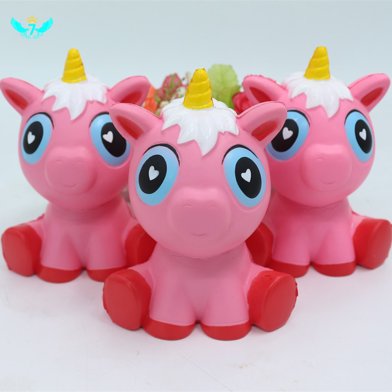 Đồ Chơi Xốp Squishy Giảm Stress Hình Kỳ Lân Dễ Thương Cho Bé