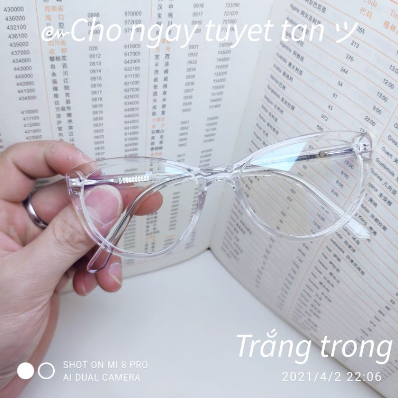 Gọng Kính Cận P8013 Màu Hot Hit