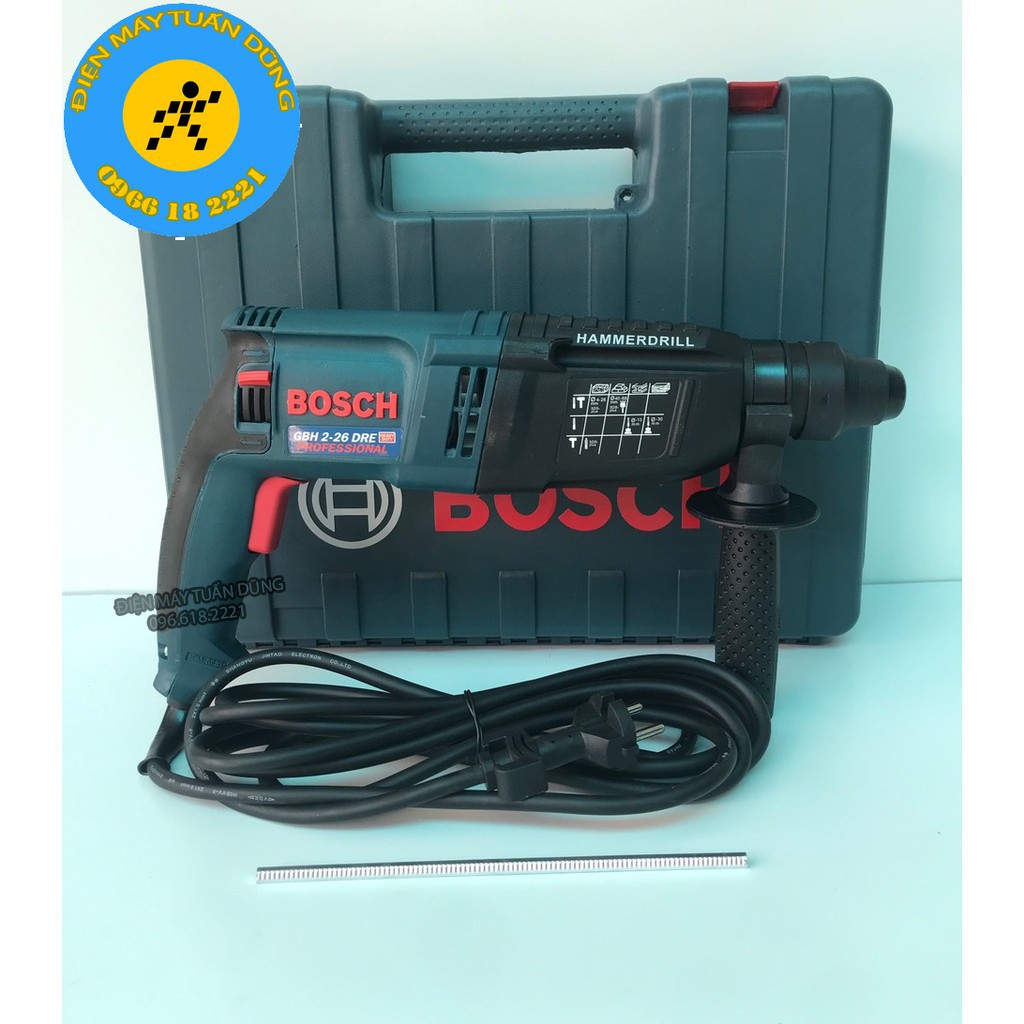 [Chính Hãng] Máy khoan đục bê tông 3 chức năng Bosh 2-26 - Công suất 800w - Hàng công ty xuất dư - Có tem chống giả - Ma