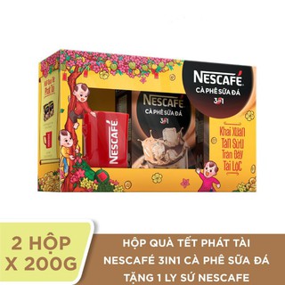 Hộp quà nescafe cà phê sữa đá