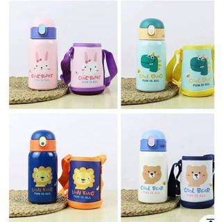 Bình nước giữ nhiệt Cool bear cho bé
