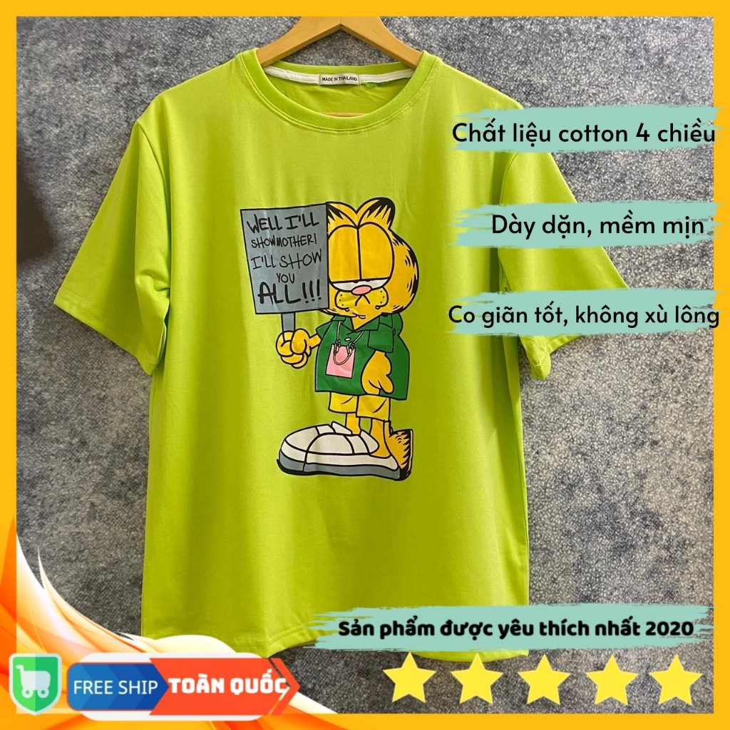 Áo thun tay lỡ ❤️FREESHIP❤️ Áo phông unisex nam nữ form rộng thời trang Freesize chất Cotton thấm hút mồ hôi tốt - T12