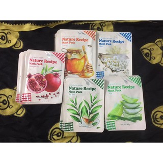 Miếng Mặt Nạ Dưỡng Da Secret Key Nature Recipe Mask Pack.