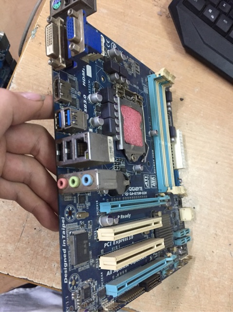 Mainbroad B75M-D3H Bản 4 khe ram tháo dàn net. | BigBuy360 - bigbuy360.vn