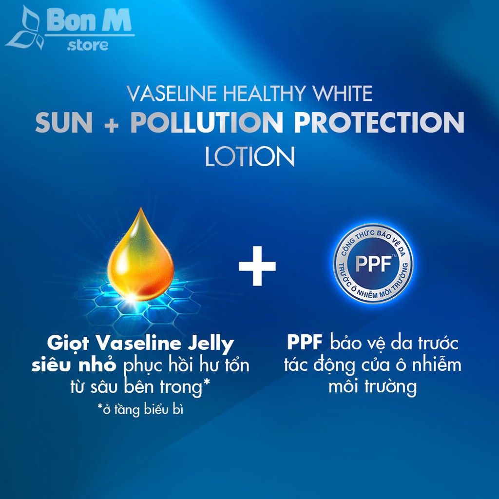 Sữa Dưỡng Thể Trắng Da Vaseline 50x SPF 50+ Thái Lan 320 ML | BigBuy360 - bigbuy360.vn