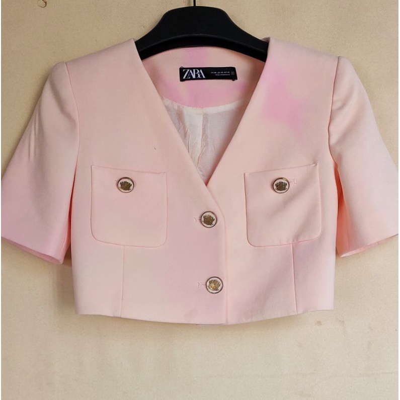 Áo Blazer Croptop Zara Authentic sz S