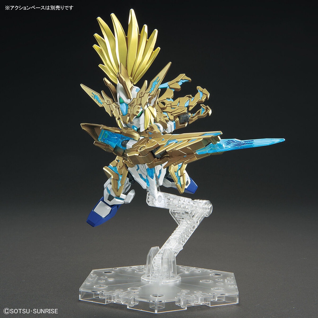 Mô Hình Gundam SD Long Zun Liu Bei Unicorn SDW Heroes Bandai Đồ Chơi Lắp Ráp Anime Nhật