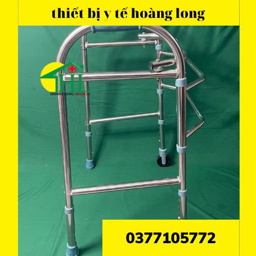 Khung tập đi inox Việt Nam hỗ trợ tập đi cho người già người bị tai biến