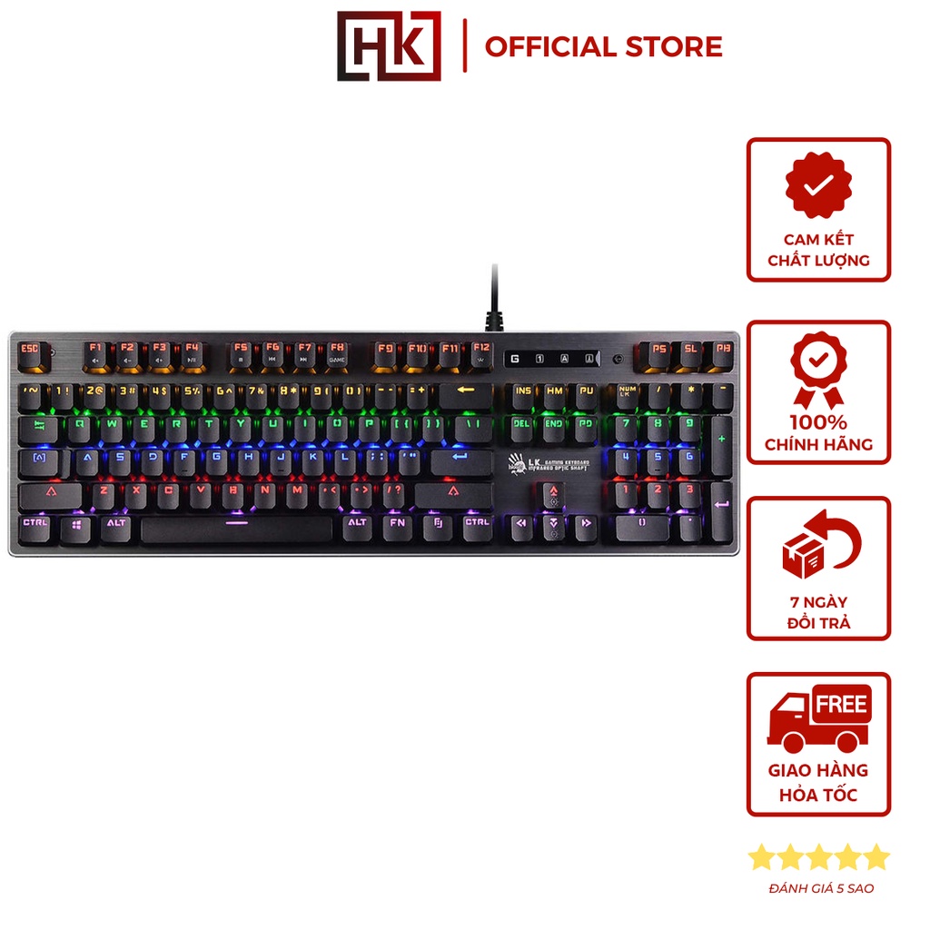 Bàn Phím Cơ Gaming Có Dây BLOODY B760 - Bảo hành 12 Tháng chính hãng