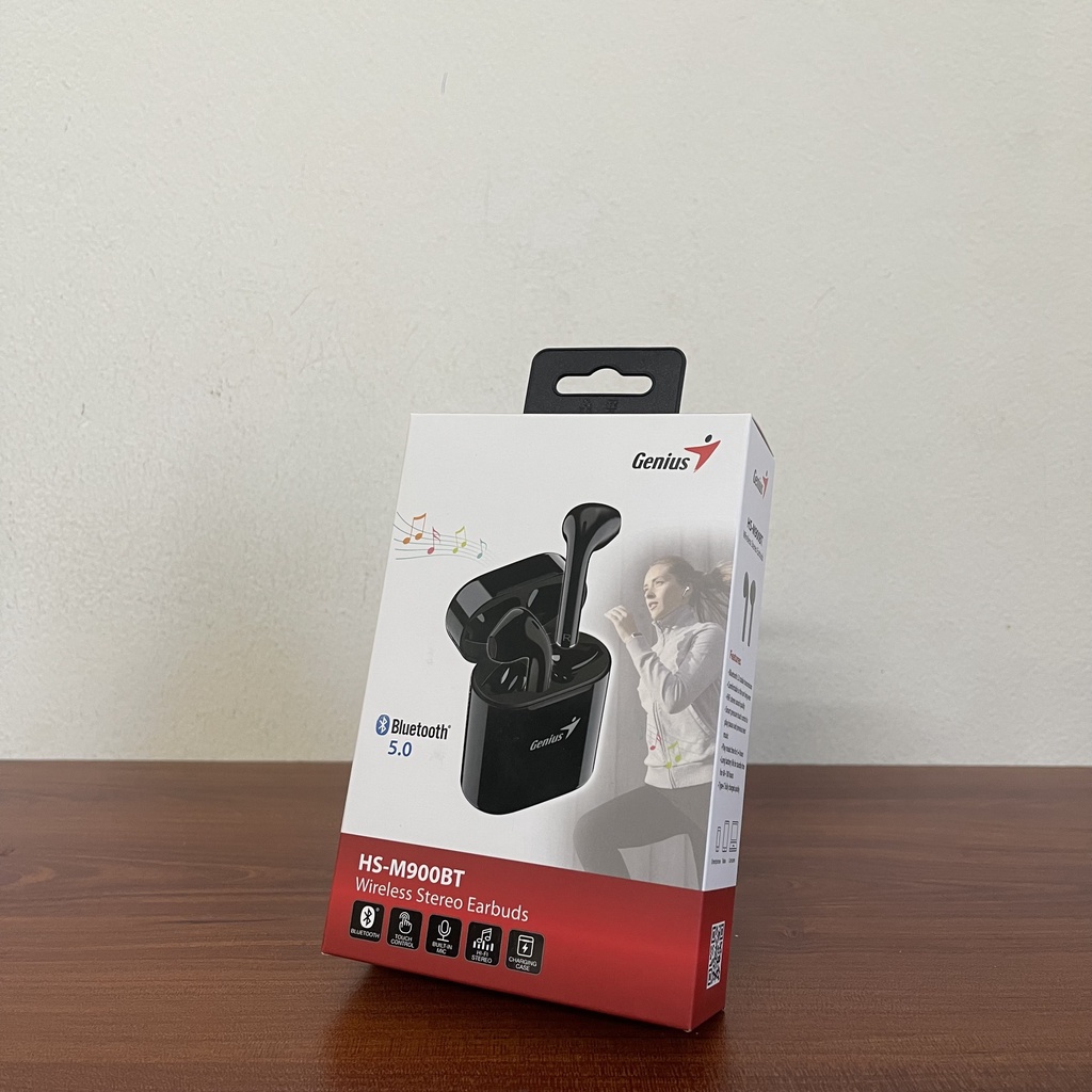 Tai nghe không dây Bluetooth 5.0 GENIUS HS-M900BT - Hàng chính hãng