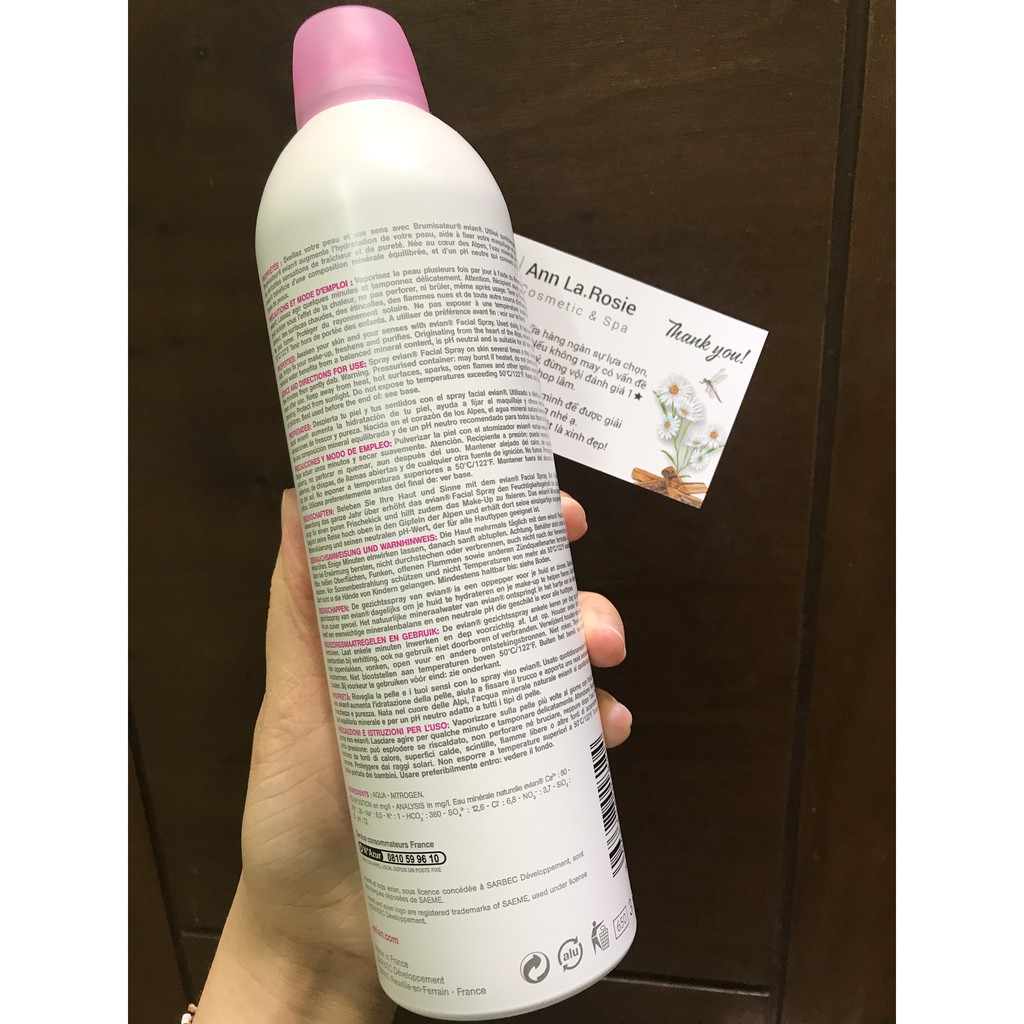 XỊT KHOÁNG EVIAN FACIAL SPRAY 400ML | BigBuy360 - bigbuy360.vn