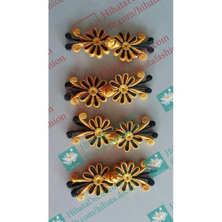 Set 05 Bộ Khuy/Nút tàu M02 xườn xám, áo phật tử Xưởng may Hihata Decor (cheongsam knots)