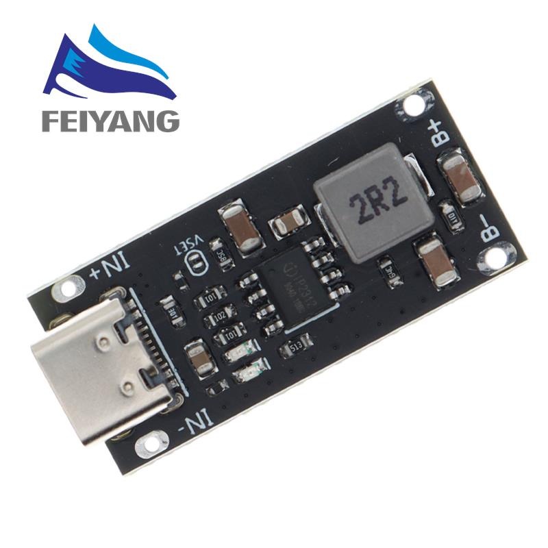 Bảng Sạc Pin Lithium Đầu Cắm USB Loại C 3A IP2312 CC/CV 5V Sang 4.2V Chất Lượng Cao