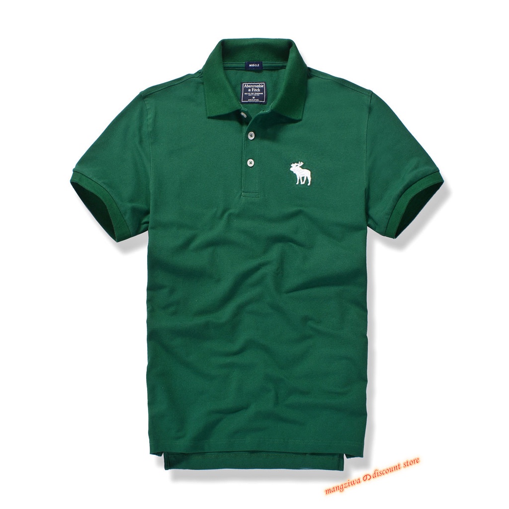 Abercrombie áo polo áo thun polo tay ngắn men polo