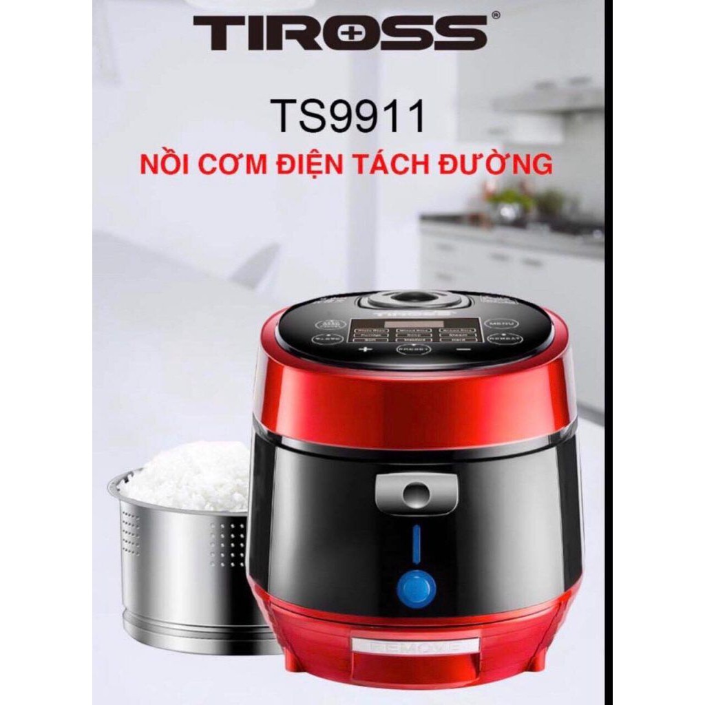 Nồi cơm tách đường Tiross TS9911 (1.5 Lít) tránh xa những bệnh tật liên quan đến đường huyết và giảm cân hiệu quả