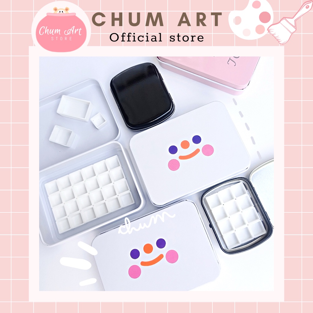 Chum Art -Hộp đựng màu nước, chiết màu