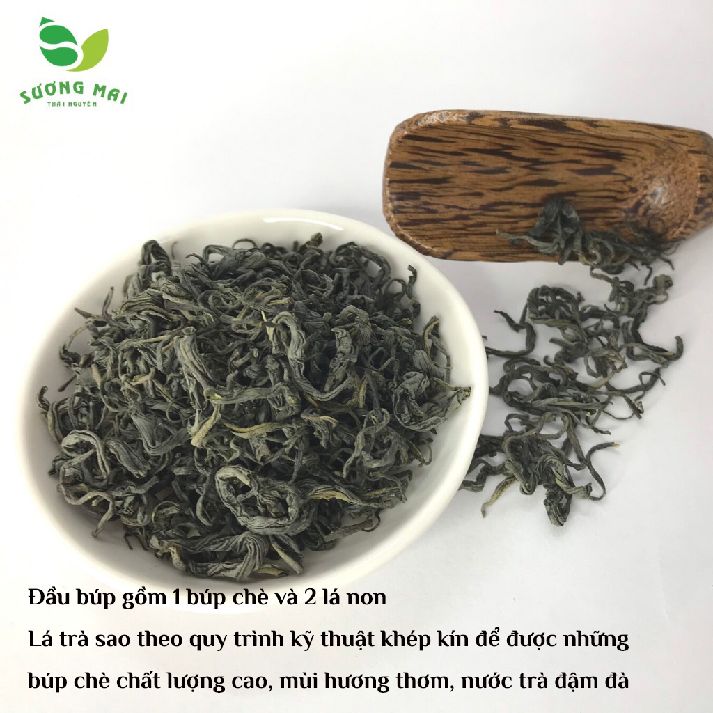 Trà Búp Tân Cương 2 Lá Hảo Hạng SƯƠNG MAI Giàu Hương, Đậm Vị - Chè Thái Nguyên Hảo Hạng SM00053