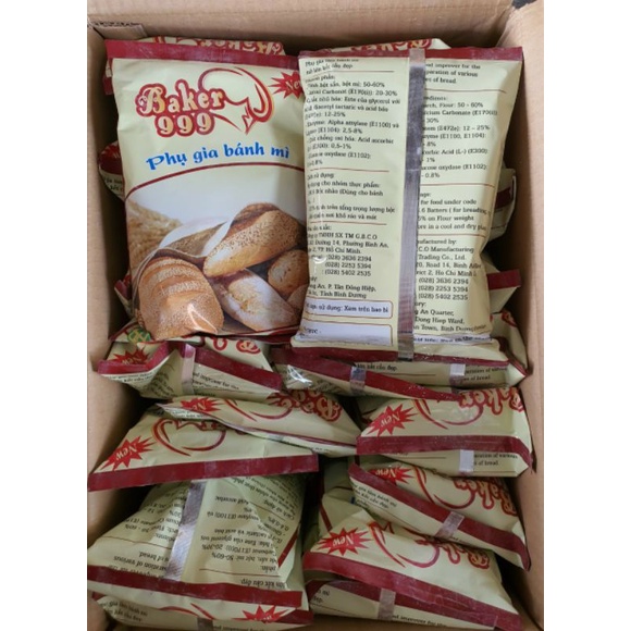 Phụ gia bánh mì lạt BAKER 999 gói 500gram