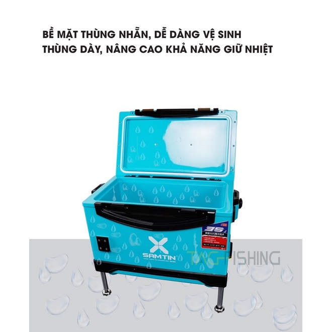 Thùng Câu Xsamtin 3500 PRO MAX, thùng đài tag fishing