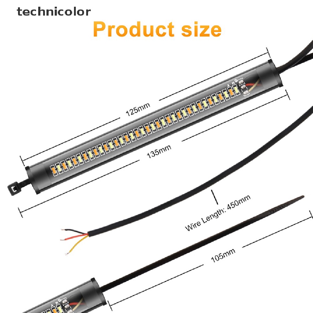 Dải Đèn LED Nhiều Màu Sắc Rẽ Cho Xe Máy DRL Moto