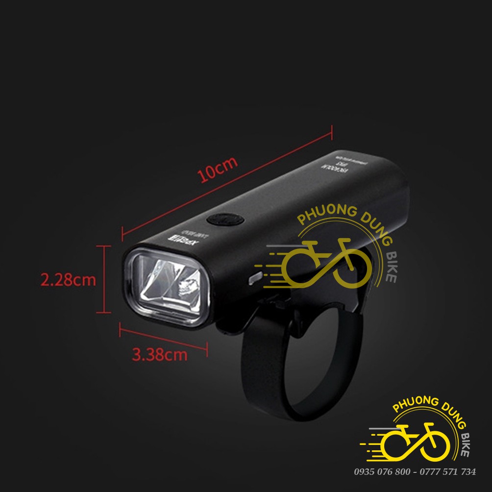 Đèn xe đạp - Đèn chiếu sáng XPG LAMP BEAD sạc USB